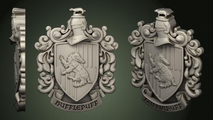 Coat of arms (GR_0451) 3D model for CNC machine